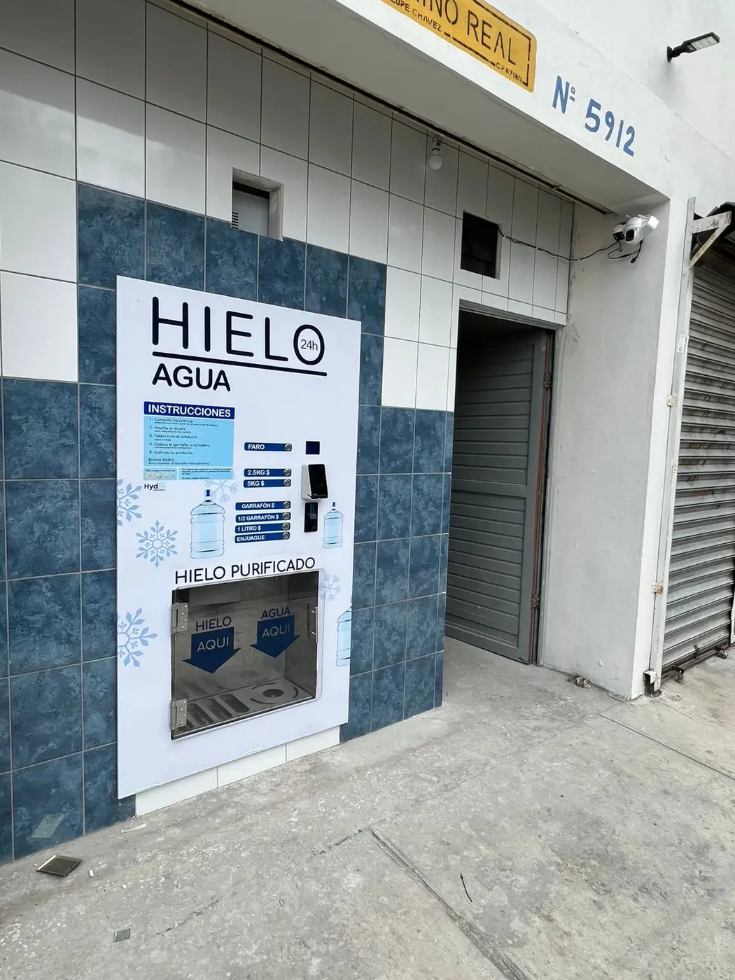 Equipo Dúo Hydro Tech instalado en un punto de venta
